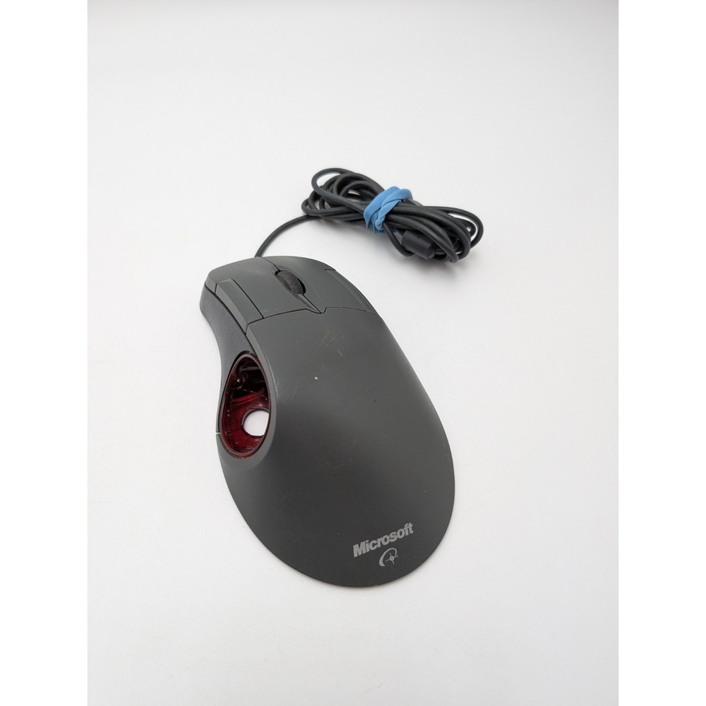 Microsoft Trackball Optical 1.0 Mouse Wired USB - No Ball - Tested‎